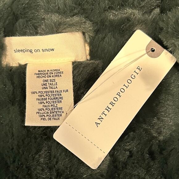 NWT Anthropologie Roxy Faux Fur Cowl Infinity Scarf Snood Neck Warmer, One Size - Picture 6 of 7